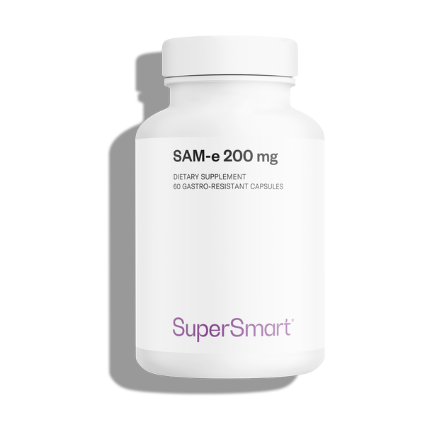 SAM-e suplemento alimentar, S-adenosil-L-metionina que contribui para o bem estar emocional