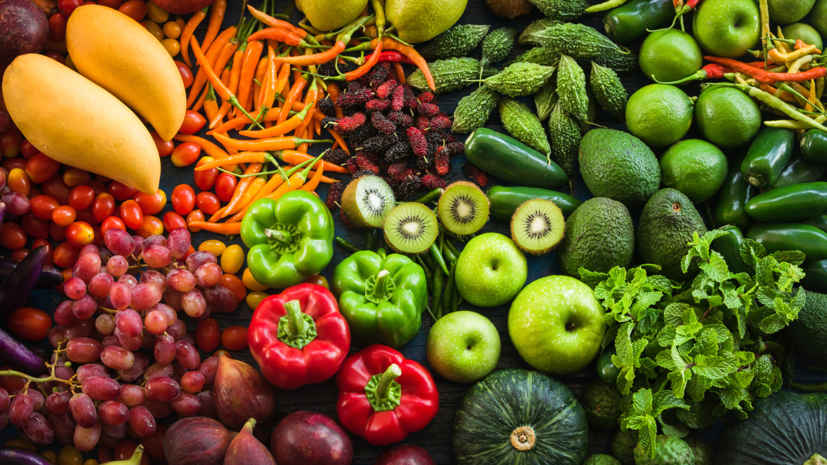 Fruits and vegetables rich in phytonutrients