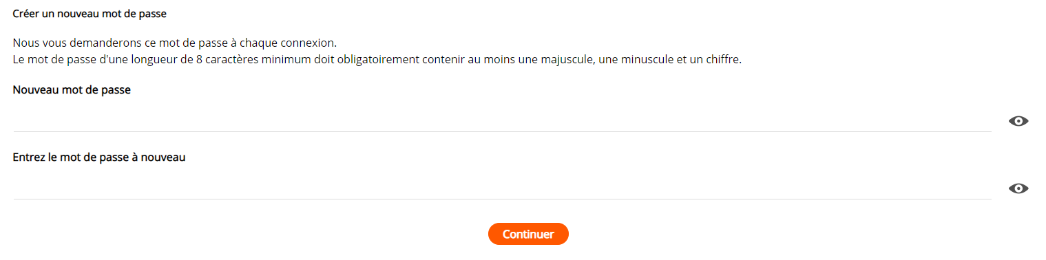 Oubli mot de passe 4 Oubli mot de passe 4